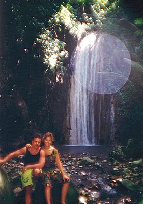 Claudia und Klaus auf St. Lucia - 1991