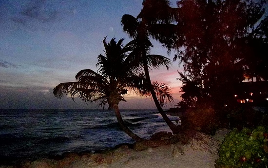 Sonnenuntergang am Turtle Beach Barbados