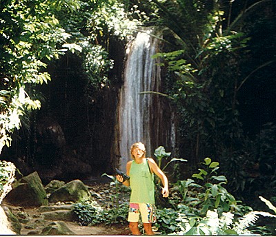 Wasserfall in den Diamond Minareal Bath Wasserfall in den Diamond Minareal Bath