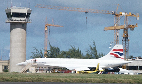 British Airways Concorde in Barbados