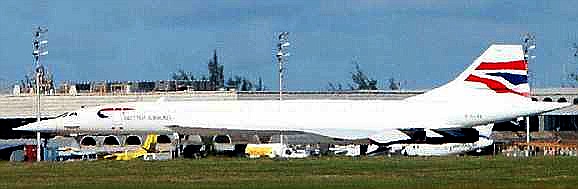 British Airways Concorde in Barbados