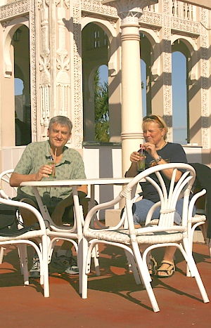 Ein Mojito zum nach-Nachtisch auf dem Palastdach Ein Mojito zum nach-Nachtisch auf dem Palastdach