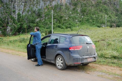 Eins der seltenen Bilder des Autos