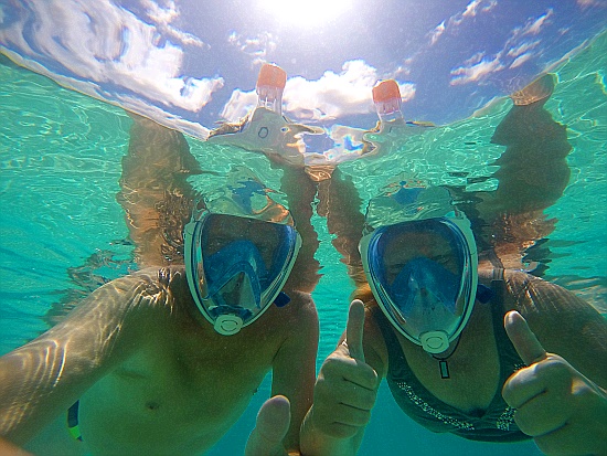 the snorkeling Lala's the snorkeling Lala's