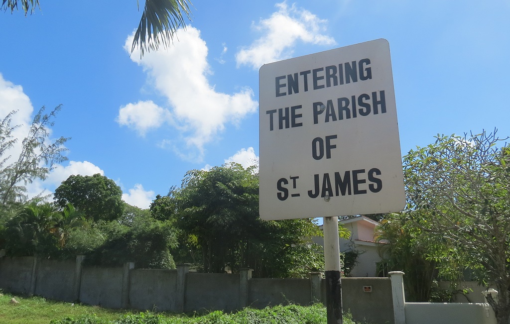 Entering the Parish of St. James