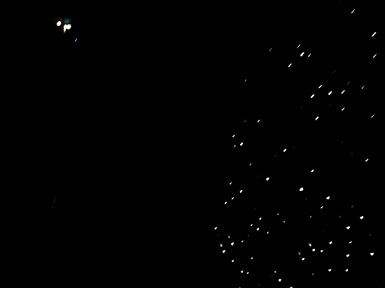 rumantischer Sternenhimmel auf dem Balkon rumantischer Sternenhimmel auf dem Balkon