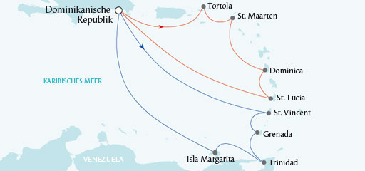 Route AIDAvita Winter 2006/2007