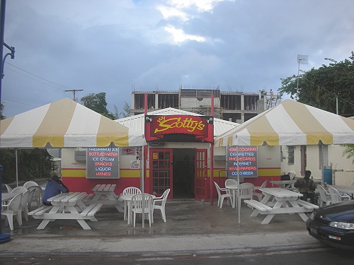 Scotty's - im Hintergrund George's Neubau