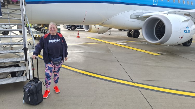 Ankunft in D�sseldorf, endlich zuhause