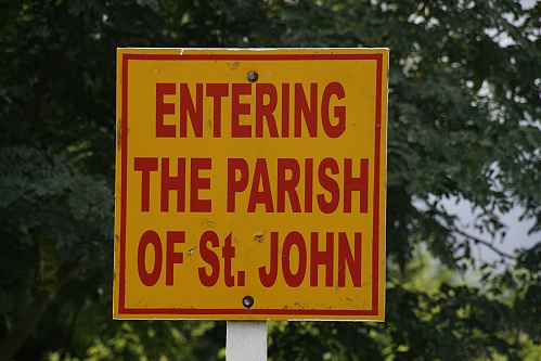 Entering the Parish of St. John