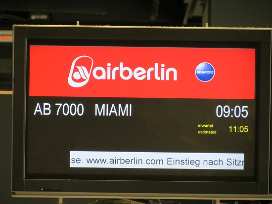 AB 7000 nach Miami - mit 3-stündiger Verspätung ging es endlich los..... AB 7000 nach Miami - mit 3-stündiger Verspätung ging es endlich los.....