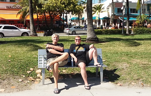 Es ist schön, das Treiben am Ocean Drive zu beobachten. Es ist schön, das Treiben am Ocean Drive zu beobachten.