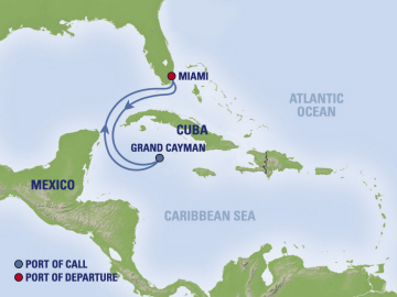 70000 Tons of Metal 2012 - Route