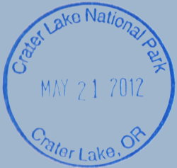 Crater Lake National Park Stempel