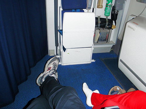 Reihe 28 HJ in einer Boeing 747-400 von British Airways