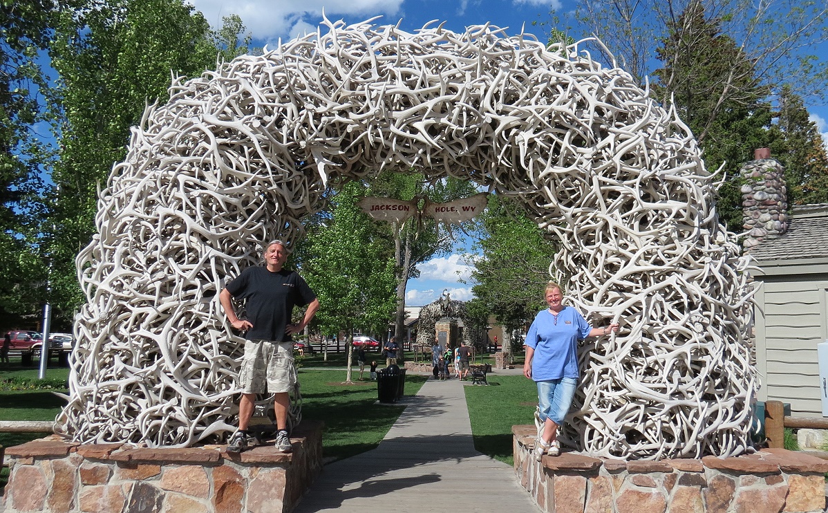 Jackson Wyoming - Elkhorn Arch Jackson Wyoming - Elkhorn Arch