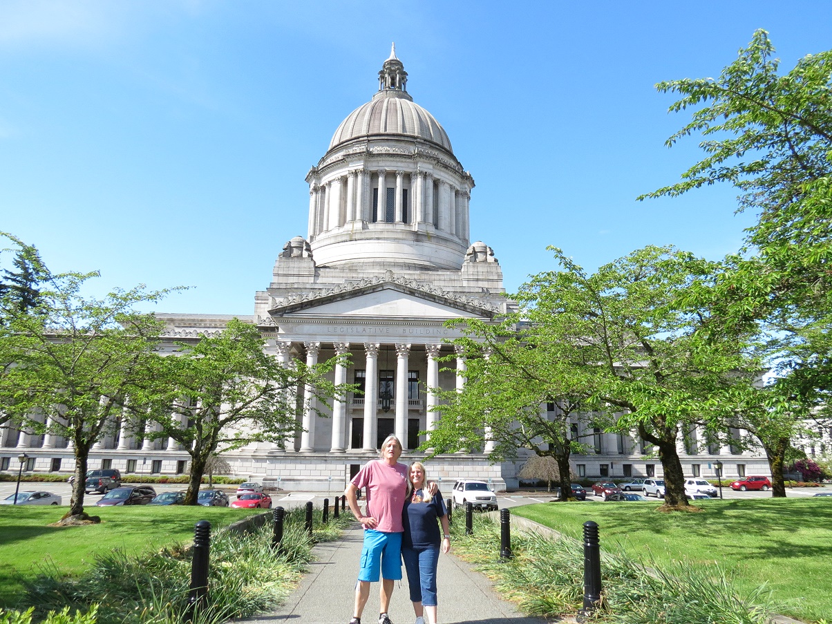 State Capitol Building Olympia/Washington - schief geknipst, aber what shalls