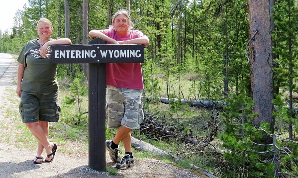 Entering Wyoming