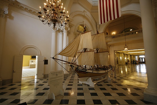 Im State House in Annapolis