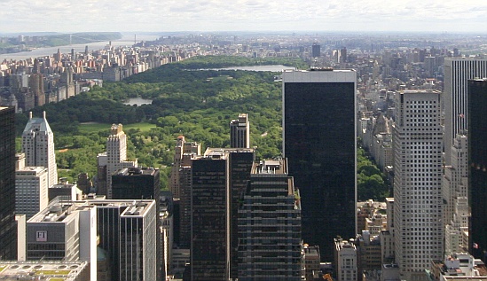 Central Park vom Top of the Rock aus gesehen