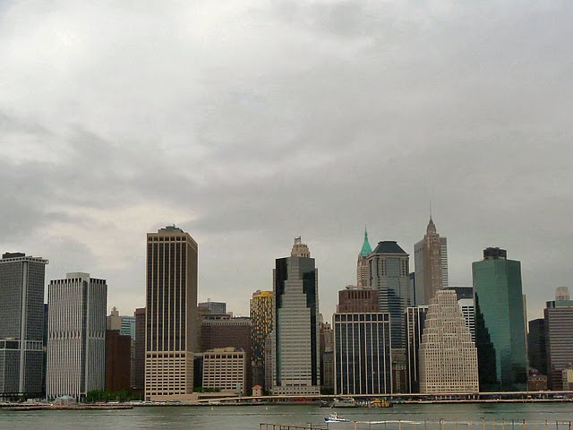 Blick von Brooklyn Heights auf Manhattan