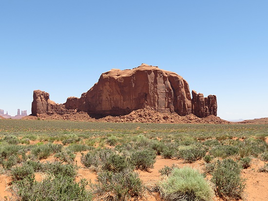Monument Valley - big Belly Man sleeping Monument Valley - big Belly Man sleeping