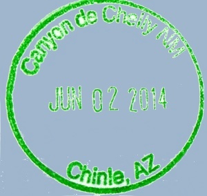 Canyon de Chelley Stempel